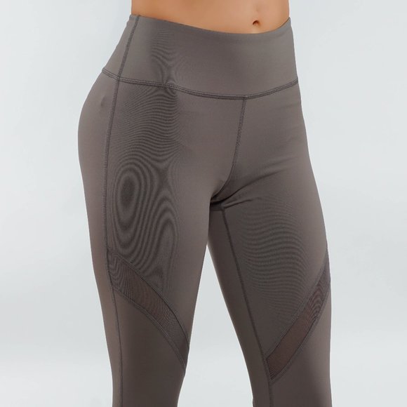 Mono B Pants - Yoga pants Mesh Cutouts Full Length leggings